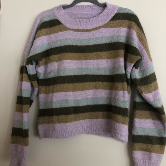 Vintage striped knit sweater - Picture 2 of 4
